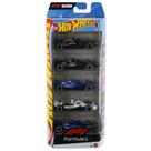 Kit Carrinhos Hot Wheels 5 Unidades Fórmula 1 Mattel Kit Carrinhos Hot Wheels 5 Unidades Fórmula 1 Mattel