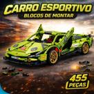 Kit Carro Lamborghini Blocos 455 Peças Criativo Presente Em Estoque