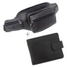 Kit Carteira Executiva + Pochete Executiva Masculino