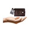 Kit Carteira Grande Mitty Couro Refil Mitty M2F - cafe