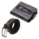Kit Carteira Masculina De Couro Legítimo Cinto Social Oferta