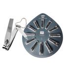 Kit Cartela 12 Unidades Cortador De Unha Profissional Com Lixa Atacado LKS9141