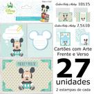 Kit Cartões para Scrap Momentos Baby Mickey Kit Cartões para Scrap Momentos Baby Mickey