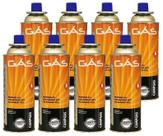 Kit Cartucho de Gás Nautika Campgas 8 Unidades com Válvula de Segurança