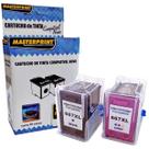 Kit Cartucho de Tinta Masterprint Compatível com 667 667xl para Deskjet 2775 2776 2374 2375 2376 2774 6476 6475