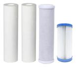 Kit Carvão Polipropileno 20x2 1/2 E Plissado 10'' Big Blue