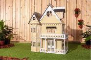 Kit Casa Boneca e Móveis Escala Barbie Emily Crem A+A - Darama