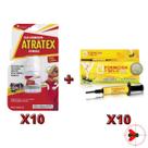 Kit Casa Livre De Formigas Atratex 10 Un + Gel 7 Belo 10 Un