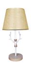kit Casal 2 Abajur Luminária Dourada De Mesa 43cm Bivolt 110/220v