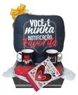 Kit Casal Gamer - Caneca Dupla Almofada e Cartão Namorados