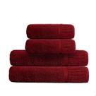 Kit Casal Jogo Toalhas 2 Pares Rosto e Banho Cores Variadas