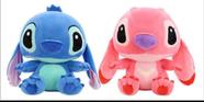 Kit Casal Lilo Stitch Pelúcia E Angel 25 Cm