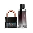 Kit Casal Perfume Oboticário Malbec Icon Desodorante Colônia 100ml Her Code Eau De Parfum 50ml Para Ele Para Ela Presente