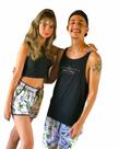 Kit casal shorts mauricinho táctel com elastano