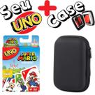 Kit Case + Jogo de Cartas UNO - Super Mario