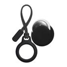Kit Case Suporte Esconderijo Tampa + Chaveiro Bob Preto Compatível com AirTags