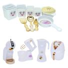Kit Casinha Princesa Menina Branco Air Fryer Cafeteira 13pç