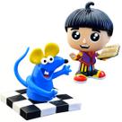 Kit Castelo Rá-Tim-Bum Ratinho E Nino 2 Bonecos Colecionável