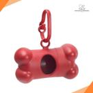 Kit Cata Caca c/ Suporte + 15 Saquinhos Refil Coletor Cachorros e Gatos Four Plastic