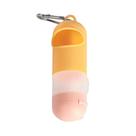 Kit Cata Caca com Porta Saquinhos e Álcool em Gel Amarelo Oikos