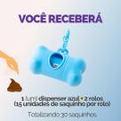 Kit Cata Caca Rolinhos C/ 15 Sacos De Lixo Cada Coco Pet Gato E Cachorro - Escolha Seu Kit
