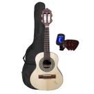 Kit Cavaco / Cavaquinho Acústico Giannini Bird Eye CS1 BD EYE NS Capa Simples Afinador 3 Palhetas