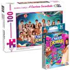 KIt Caverna Encantada Novela SBT Quebra Cabeça + Jogo Da Memória 56 Cartas Ilustradas Jogo De Mesa Infantil- Pais & Filhos