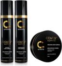 Kit Caviar Supremo Amavia Shampoo Condicionador Máscara Kit Caviar Supremo Amavia Shampoo Condicionador Máscara