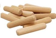 Kit Cavilha De Madeira Marfim 10x30, 08x30, 06x30 100 unidades de cada tamanho