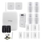 Kit Central Amt 8000 Gprs Com 9 Sensores Infra E Mag Ivp Xas