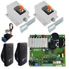 Kit central bolt portão abre em 4 seg 2 tx uno com travas fecha ambos os lados branca