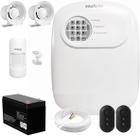 Kit Central de Alarme ANM 24 NET Intelbras + 1 Sensor IVP 5001 PET Intelbras + Bateria + Sirenes + Cabo