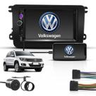 Kit Central Multimidia 2 Din Mp5 Bt Espelha Volks Jetta G7