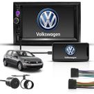 Kit Central Multimidia 2 Din Mp5 Bt Espelha Volkswagen Golf