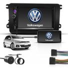 Kit Central Multimidia 2Din Mp5 Bt Espelha Volkswagen Gol G7