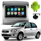Kit Central Multimidia Android 7 Pol Siena 2008 2009 2010 2011 2012 Moldura Cinza