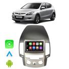 Kit Central Multimidia Android/Auto-Carplay I30 2009 2010 2011 2012 7" Voz Google Siri Tv Online Gps