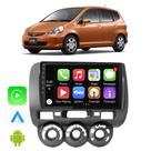 Kit Central Multimidia Android Auto Honda Fit 2004 2005 2006 2007 2008 9 Polegadas Youtube Spotify