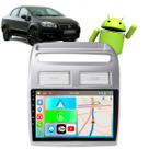 Kit Central Multimídia Android CarPlay 2-32GB 9" Linea 2009 a 2014 + Câmera