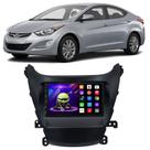 Kit Central Multimídia Android Elantra 2014 2015 2016 7 Polegadas GPS Tv Online Bluetooth WiFi USB Bt