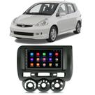 Kit Central Multimídia Android Fit 2004 2005 2006 2007 2008 2 Din 7 Polegadas GPS Tv Online Bt Wifi