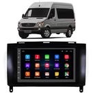 Kit Central Multimídia Android Mercedes benz Sprinter B170 B180 B200 Vito Black Piano 7 Polegadas
