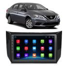 Kit Central Multimídia Android Sentra 2014 2015 2016 2017 2018 2019 2020 9 Polegadas Tv Online GPS