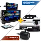 Kit Central Multimídia + Câmera de Ré Golf 2006 2007 2008 2009 2010 Bluetooth USB 7 Polegadas