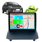 Kit Central Multimídia CarPlay Android 9" Ford Fiesta Mexicano 2010 a 2013