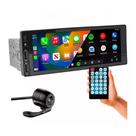Kit Central Multimidia Mp5 1 Din Carplay Android Auto Cam Ré