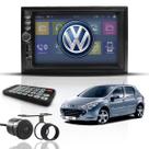 Kit Central Multimídia Mp5 2 Din Bt Espelha Câm Peugeot 307