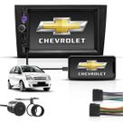 Kit Central Multimidia Mp5 2 Din Bt Espelha Chevrolet Meriva