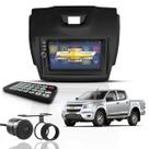 Kit Central Multimídia Mp5 2 Din Bt Espelha Dvd Cam Gm S10