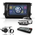 Kit Central Multimídia Mp5 2 Din Bt Espelha Dvd Câm Gol G7 Kit Central Multimídia Mp5 2 Din Bt Espelha Dvd Câm Gol G7